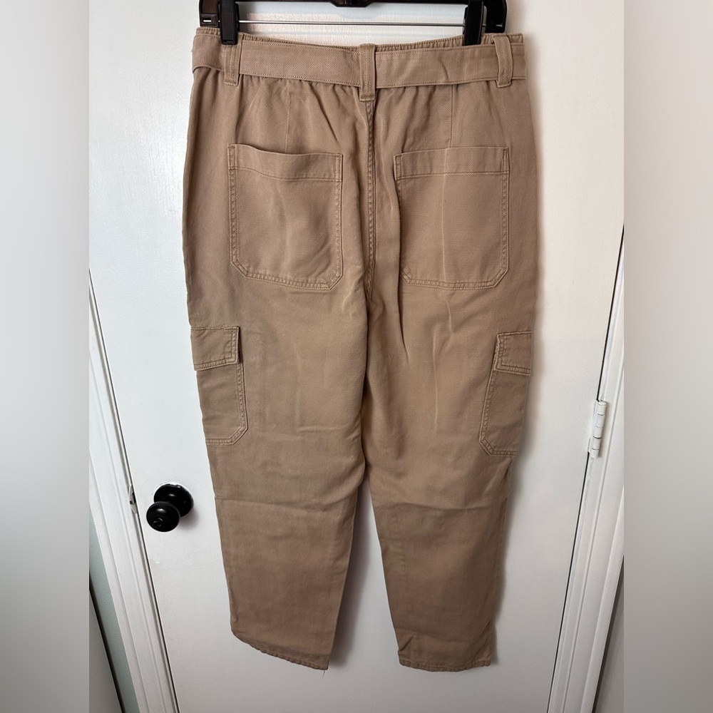 a.n.a Womens High Rise Straight Cargo Pants Size 12 #1671 - Picture 2 of 6